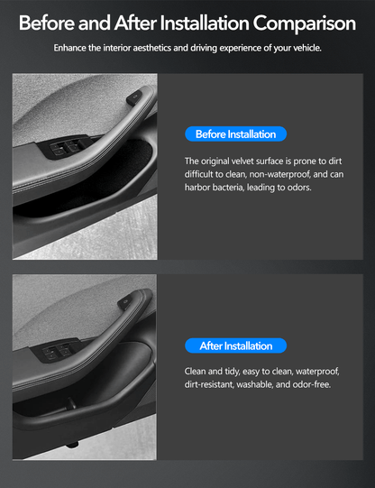 Door Pocket Liners for Tesla Model 3 Highland (TPE)