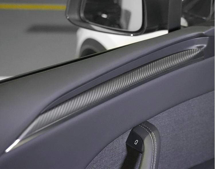 Flash Sale: Door Trim Real Dry Carbon Fiber Overlay for Model X
