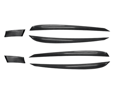 Door Trim Dry Carbon Fiber Overlay for Model S/X