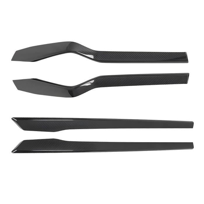 Flash Sale: Door Trim Real Dry Carbon Fiber Overlay for Model X