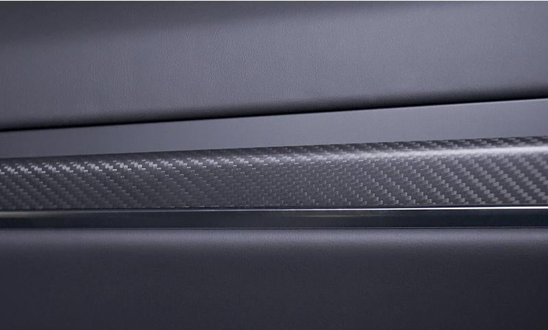 Flash Sale: Door Trim Real Dry Carbon Fiber Overlay for Model X