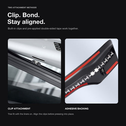 Double-Channel Hood Weatherstrip for Tesla Model Y (Pre-Juniper)
