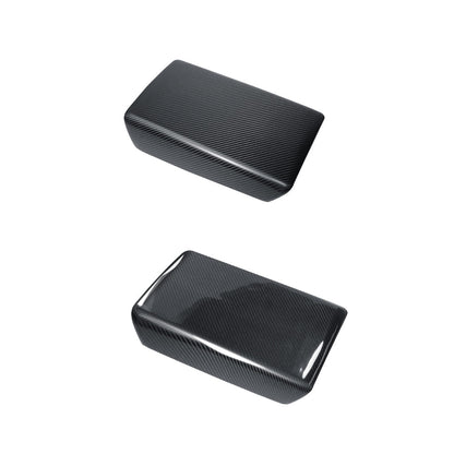 Dry Carbon Fiber Armrest Box Trim Cover for Cybertrunk