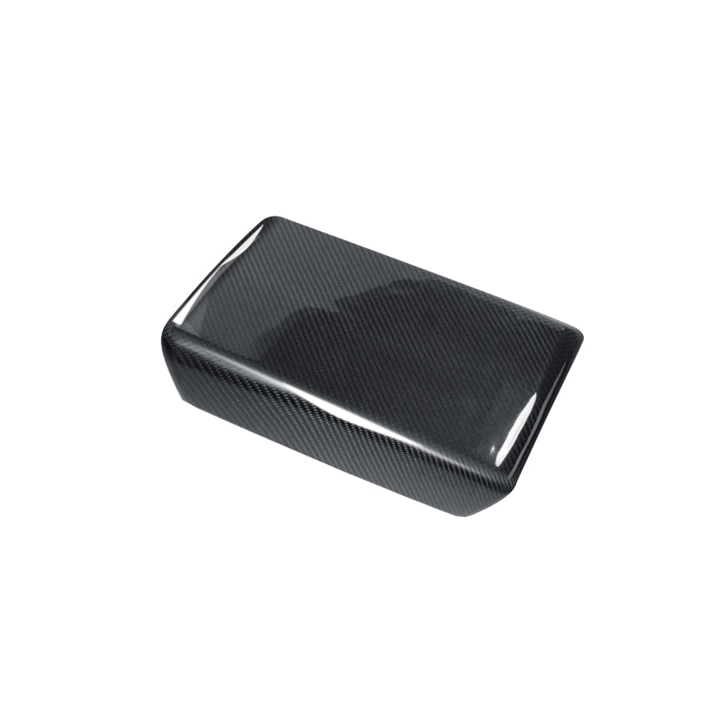 Dry Carbon Fiber Armrest Box Trim Cover for Cybertrunk