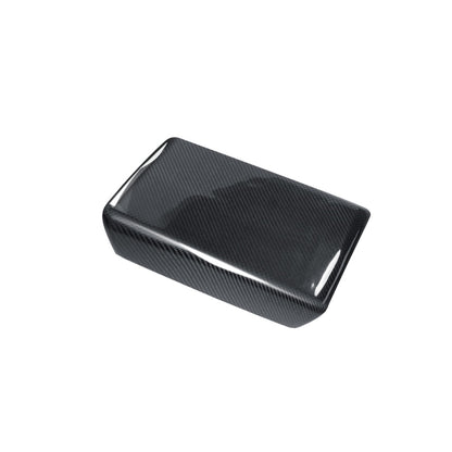 Dry Carbon Fiber Armrest Box Trim Cover for Cybertrunk