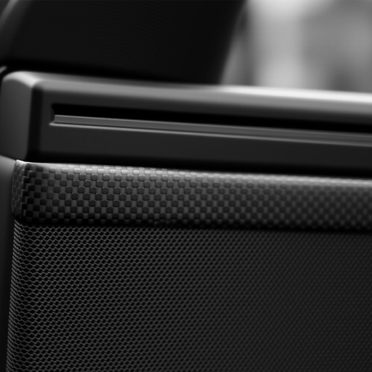 Dry Carbon Fiber Door Panel Trim Covers for Model Y Juniper