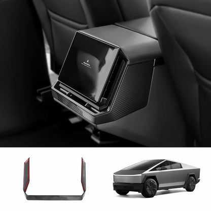 Dry Carbon Fiber Rear Screen Frame Cover / Frame Full Wrap for Cybertruck