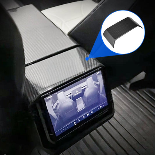 Dry Carbon Fiber Rear Screen Frame Cover / Frame Full Wrap for Cybertruck