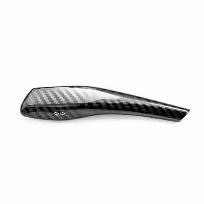 Dry Carbon Fiber Turn Signal Stalk Cover for Model Y Juniper / Model 3 Highland
