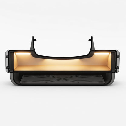 Dual-Layer Tray Under Screen Storage Box with LED Light for Model 3 Highland / Y Juniper