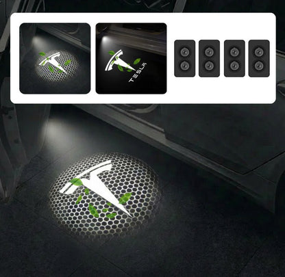 Dynamic 3D LED Puddle Lights for Model 3/Y (2017-Present) | 360° Adjustable