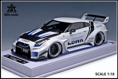 BBA model 1:18 Nissan GTR 35GT-RR LBWK (5 Colours)