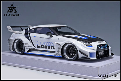 BBA model 1:18 Nissan GTR 35GT-RR LBWK (5 Colours)