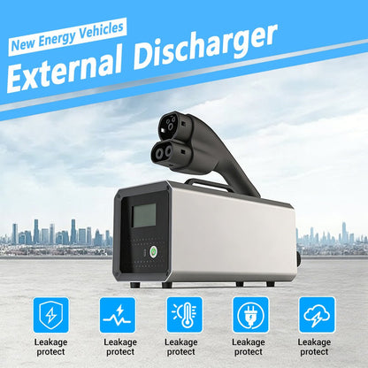 EV Vehicle-to-Load (V2L) Discharger for Model Y Performance & Compatible EVs|3.5KW & 7KW