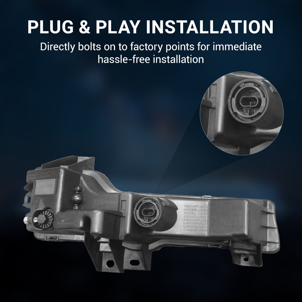 TESERY Front Bumper Fog Light Replacement for Model 3/Y