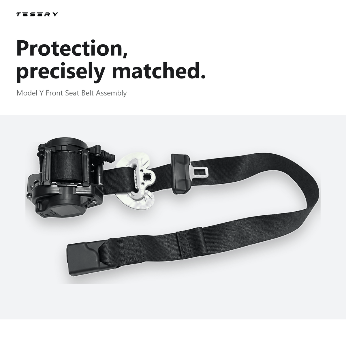 Front Seat Belt Assembly for Model Y (1493802-C1-D / 1493803-C1-D)