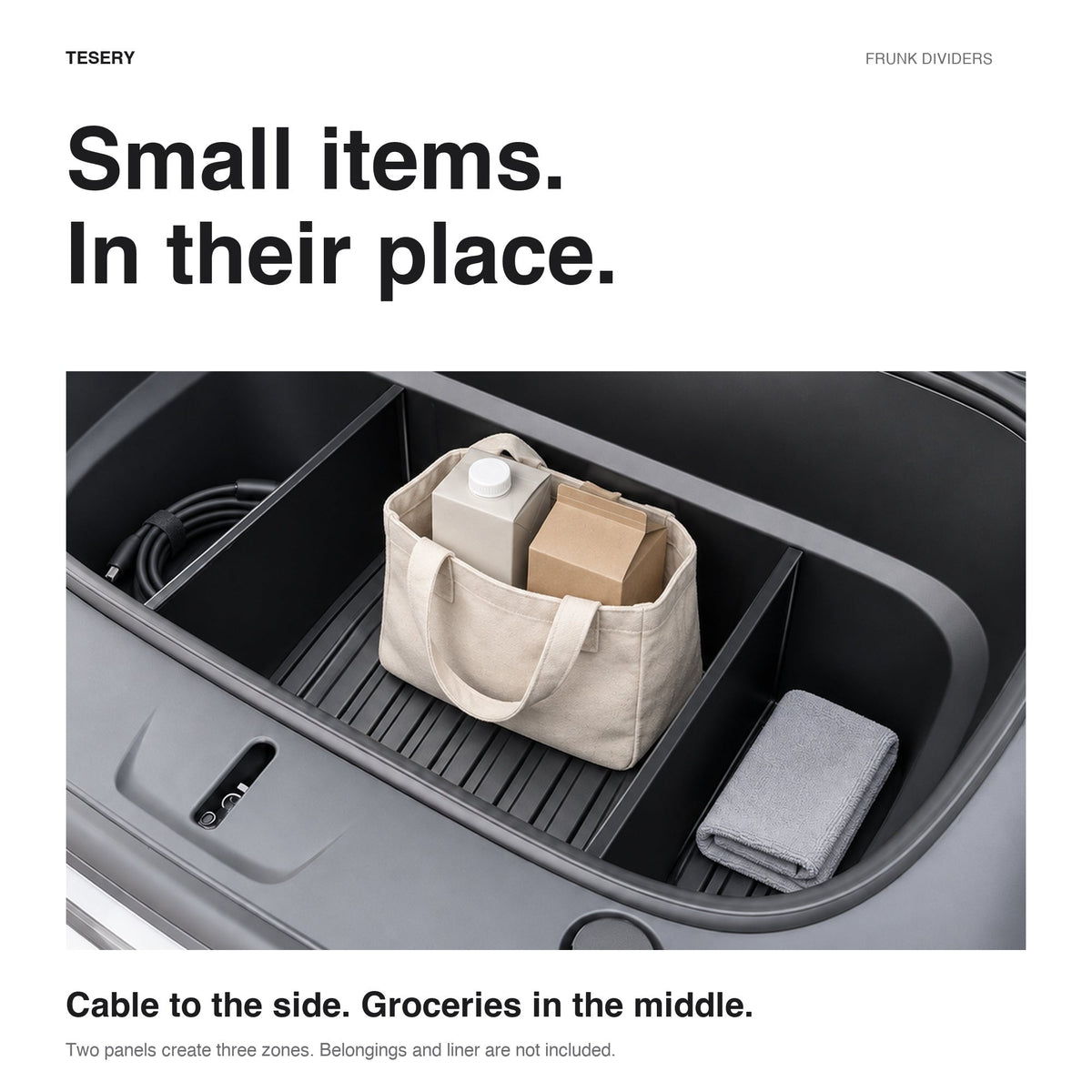 Front Trunk Partition Panel for Model Y Juniper