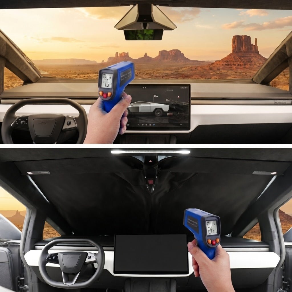 Front Windshield Sunshade for Cybertruck