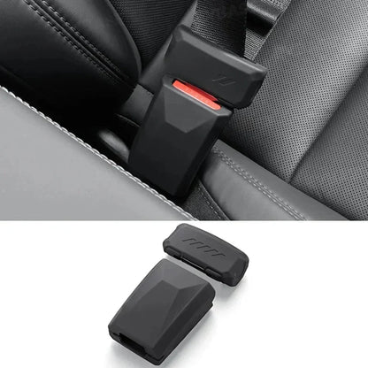 Full-Coverage Silicone Front Seat Belt Buckle Cover for Model Y Juniper / Model 3 Highland / Model YL