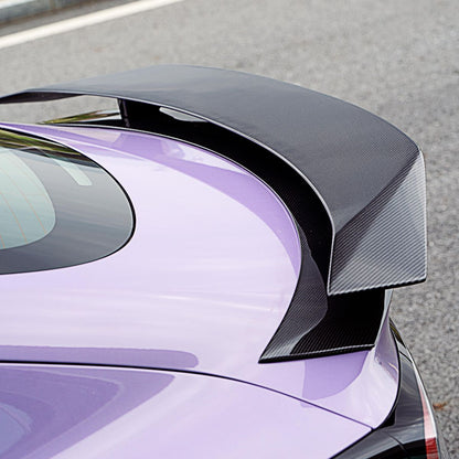 GT-Style Carbon Fiber Rear Spoiler Wing for Model 3 Highland