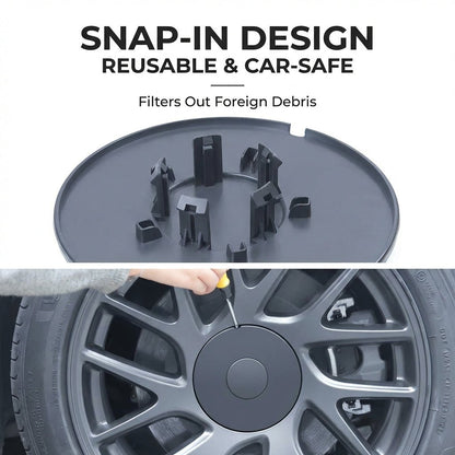 18“ Photon Wheels Half-Rim Hub Center Caps for Model 3 Highland (2024+) | Tesery