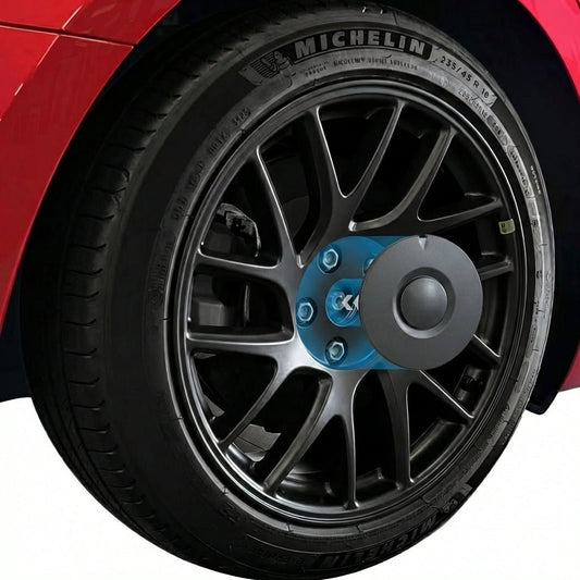 18“ Photon Wheels Half-Rim Hub Center Caps for Model 3 Highland (2024+) | Tesery