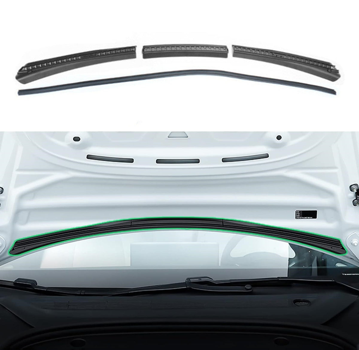 Hood Weather Strip for Tesla Model 3 2017-2023.10