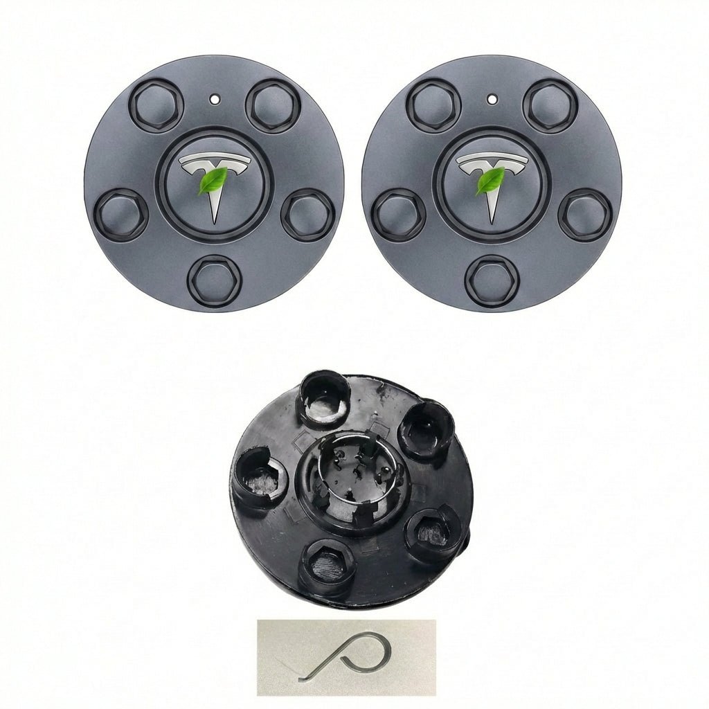 Hub Center Caps for Tesla Model 3 Highland (2024+) 18’’ Photon Wheels – Threaded Style | Tesery