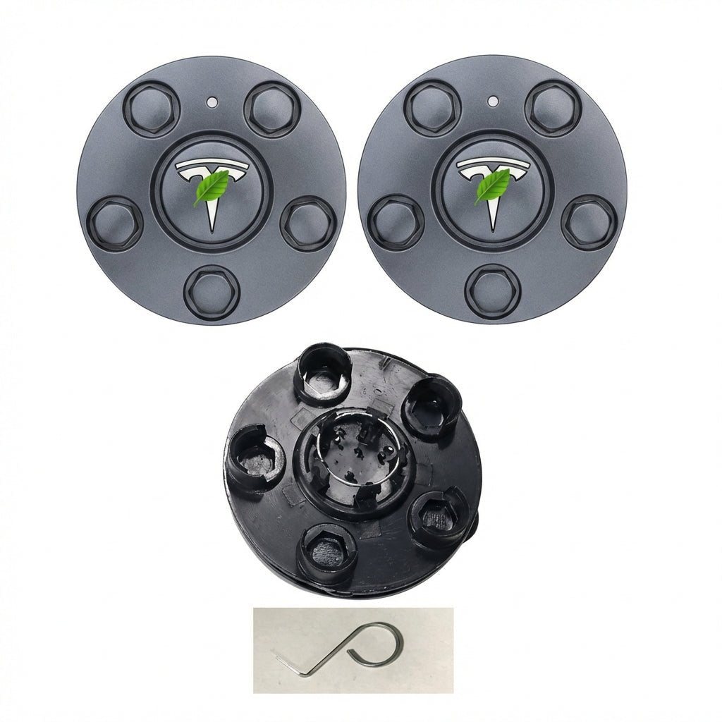 Hub Center Caps for Tesla Model 3 Highland (2024+) 18’’ Photon Wheels – Threaded Style | Tesery