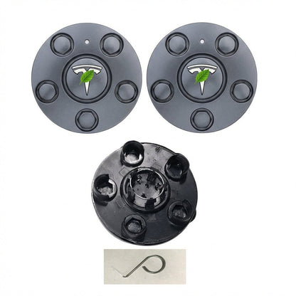Hub Center Caps for Tesla Model 3 Highland (2024+) 18’’ Photon Wheels – Threaded Style | Tesery