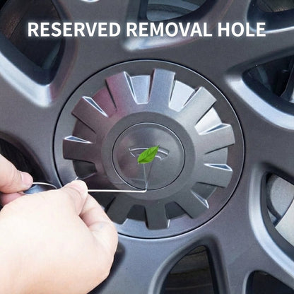 Hub Center Caps for Tesla Model 3 Highland (2024+) 18’’ Photon Wheels – Threaded Style | Tesery