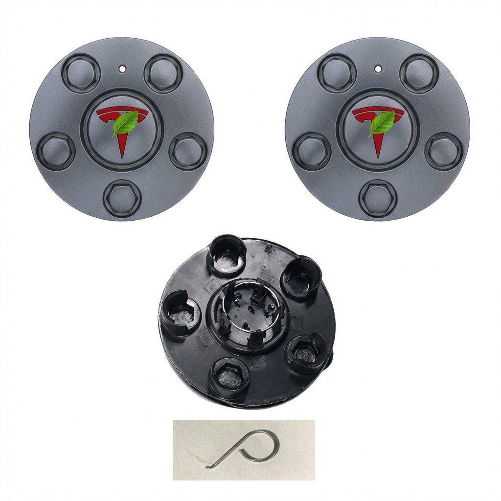 Hub Center Caps for Tesla Model 3 Highland (2024+) 18’’ Photon Wheels – Threaded Style | Tesery