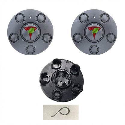 Hub Center Caps for Tesla Model 3 Highland (2024+) 18’’ Photon Wheels – Threaded Style | Tesery