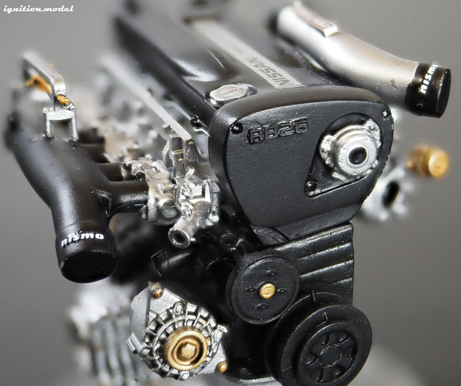 Ignition Model 1:18 PANDEM GT-R (BCNR33) Silver With RB26 engine IG3031