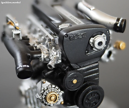 Ignition Model 1:18 PANDEM GT-R (BCNR33) Silver With RB26 engine IG3031