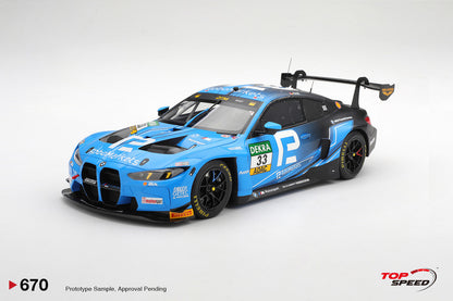 [Preorder] Topspeed 1:18 BMW M4 GT3 EVO #33 Schubert Motorsport 2025 DTM Zandvoort Race 1 Winner TS0670