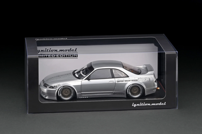 Ignition Model 1:18 PANDEM GT-R (BCNR33) Silver With RB26 engine IG3031