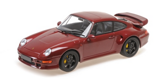 [Preorder] MINICHAMPS 1:18 PORSCHE 911 (993) TURBO S - 1997 - RED METALLIC 155061180
