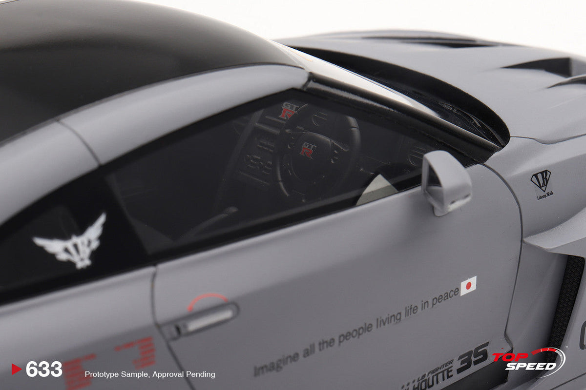 [Preorder] Topspeed 1:18 Nissan LB-Silhouette WORKS GT 35GT-RR Ver.1 Matt Grey TS0633