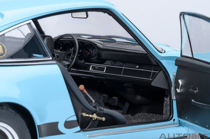 AUTOart 1:18 Porsche 911 Carrera 2.7 RS Gulf Blue/Black Stripes 78032