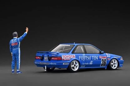 Ignition Model 1:18 FUJITSU TEN TOM'S COROLLA (#36) 1991 JTC With Mr. Sekiya IG3862