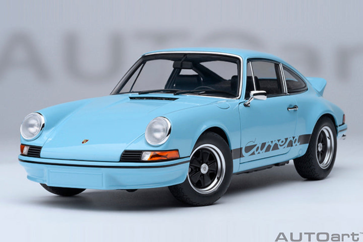 AUTOart 1:18 Porsche 911 Carrera 2.7 RS Gulf Blue/Black Stripes 78032