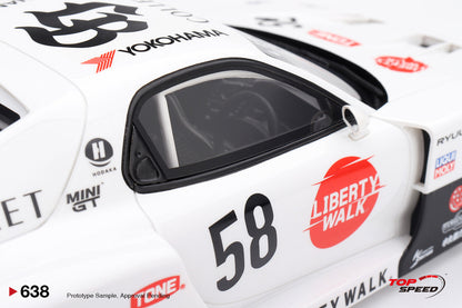 [Preorder] Topspeed 1:18 Mazda RX-7 LB-Hinomaru TS0638