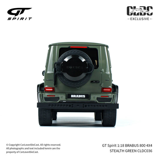 GT Spirit 1:18 BRABUS 800 4X4 STEALTH GREEN CLDC036