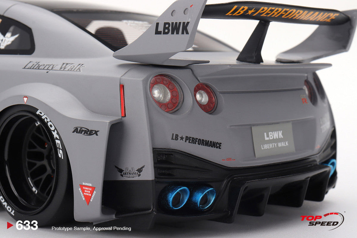 [Preorder] Topspeed 1:18 Nissan LB-Silhouette WORKS GT 35GT-RR Ver.1 Matt Grey TS0633