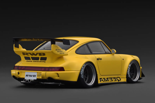 Ignition Model 1:18 Porsche RWB 964 Yellow IG3949