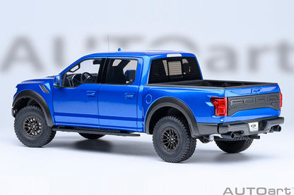 AUTOart 1:18 Ford F-150 Raptor Supercrew 2019 Velocity Blue 72949