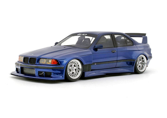 [Preorder] OttO 1:18 BMW E36 LTO SEDAN TURBO KHYZYL SALEEM AVUS BLUE 2023 OT1174