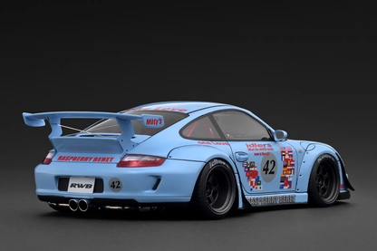 Ignition Model 1:18 Porsche RWB 997 Light Blue IG3958