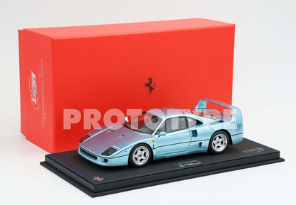 BBR 1:18 Ferrari F40 Hyperion Blue P18151I